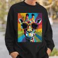 Giraffe Vintage Sunglasses African Animal Lover Sweatshirt Gifts for Him