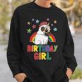 Girl Birthday Unicorn Pug B Day Party Kids Idea Unipug Sweatshirt Gifts for Him