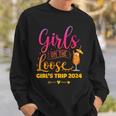 Girls On The Loose Tie Dye Girls Weekend Trip 2024 Sweatshirt Gifts for Him