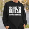 Gitarre Papaatertag Musik Lustig Sweatshirt Geschenke für Ihn