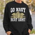 Go Navy Beat Army America's Football Game Day Helmet Sweatshirt Gifts for Him