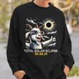 Goat Selfie Solar Eclipse Sweatshirt Gifts for Him