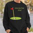 Golf Hole In One 2024 Sport Themed Golfing For Golfer Sweatshirt Gifts for Him
