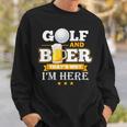 Golf Und Bier Sweatshirt Geschenke für Ihn