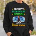 Goodbye Elementary School On My Way To Middle School Boys Sweatshirt Gifts for Him