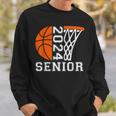Graduation Senior Class 2024 Graduate Basketball Player Boys Sweatshirt Gifts for Him