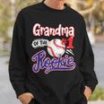 Grandma Of Rookie 1St Baseball Birthday Party Theme Matching Sweatshirt Gifts for Him