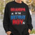 Grandpa Of Birthday Boy Costume Spider Web Birthday Party Sweatshirt Gifts for Him