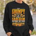 Grandpa I'm A Grumpy Old Man Papa Father's Day Sweatshirt Gifts for Him