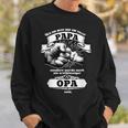 Grandpa Will Be Grandson Kriegen Grandfather Grandparents Beförderung Sweatshirt Geschenke für Ihn