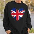 Great Britain Heart Outfit Britain Heart Flag Sweatshirt Gifts for Him