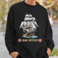 Great Britain Royal Navy Ship Of The Line Hms Victory Sweatshirt Gifts for Him