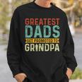 Greatest Dads Get Promoted To Grandpa Est 2024 Father's Day Sweatshirt Gifts for Him