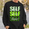 Green Self-Ish X 3 Green Color Graphic Sweatshirt Gifts for Him