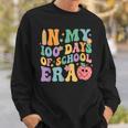 Groovy In My 100 Days Of School Era Student Teacher Sweatshirt Gifts for Him