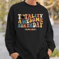 Groovy Total Solar Eclipse April 8 2024 Totality Birthday Sweatshirt Gifts for Him