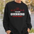 Guerrero Surname Family Name Team Guerrero Lifetime Member Sweatshirt Gifts for Him