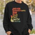 Guitar Lover Never Underestimate An Old Man With A Guitar Sweatshirt Gifts for Him