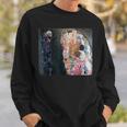 Gustav Klimt's Death And Life Famous Painting Sweatshirt Gifts for Him