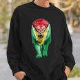 Guyana Flag Lion Pride Guyanese Flag Guyanese Roots Souvenir Sweatshirt Gifts for Him