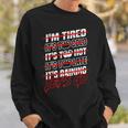 Gym Fitness Sports Workout Bodybuilding Motivation Sweatshirt Gifts for Him