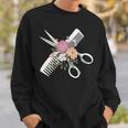 Hairdresser Stylist Hairstyle Hair Salon Hairstylist Sweatshirt Gifts for Him