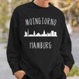 Hamburg Souvenir Andenken Moingiorno Skyline Sweatshirt Geschenke für Ihn