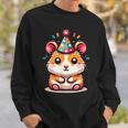 Hamster For Birthday For Children A Birthday Hamster Sweatshirt Gifts for Him