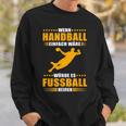 Handball Vs Fußball Genuine Handball Sweatshirt Geschenke für Ihn