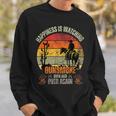 Happiness Is Watching Gun-Smoke Over And Vintage Cowboys Sweatshirt Gifts for Him