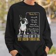 Happy Father’S Day To The Best Boston Terrier Dad Sweatshirt Gifts for Him