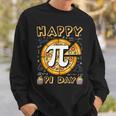 Happy Pi Day Pie Day Pizza Mathematics Pi Symbol Sweatshirt Gifts for Him