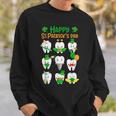 Happy St Patrick Day Dental Saint Paddys Th Irish Dentist Sweatshirt Gifts for Him