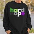 Hard Nope Aroace Pride Lgbtq Lgbt Aro Ace Aromantic Asexual Sweatshirt Gifts for Him