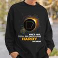 Hardy Arkansas Total Solar Eclipse 2024 Sweatshirt Gifts for Him