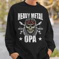 Heavy Metal Grandpa Grossvater Bester Metal Grandpa Sweatshirt Geschenke für Ihn