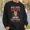 Heavy Metal Grandpa Slogan Rocker Grandad Sweatshirt Geschenke für Ihn