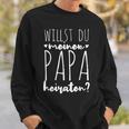 Heiratsantrag Papaater Kinder Antragerlobung Sweatshirt Geschenke für Ihn