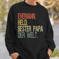 Held Beste Papa Der Welt Help Sweatshirt Geschenke für Ihn