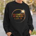 Hello Darkness My Old Friend 2024 Solar Eclipse Sweatshirt Gifts for Him
