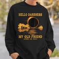 Hello Darkness My Old Friend Eclipse 2024 April 8Th Totality Sweatshirt Gifts for Him