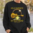 Hello Darkness My Old Friend 2024 Solar Eclipse 4824 Sweatshirt Gifts for Him