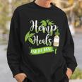 Hemp Heals Cbd Oil Sweatshirt Gifts for Him