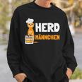 Herdmännchen I Chef Herd Meerkat With Chef's Hat Sweatshirt Geschenke für Ihn