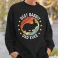 Herren Best Rabbit Dad Ever Papa Kaninchen Vintage Hasenbesitzer Sweatshirt Geschenke für Ihn