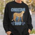 Herren Cheetah Dad Papaatertag Gepard Sweatshirt Geschenke für Ihn