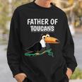 Herren Jungen Father Of Toucans Papaatertag Tukan Sweatshirt Geschenke für Ihn