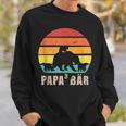 Herren Papa 3 Bär Bär Papa 3 Kinder Sweatshirt Geschenke für Ihn