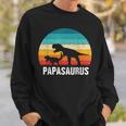 Herren Papasaurusater Tag Dinosaurier Papa Saurus Geschenk Dino Sweatshirt Geschenke für Ihn