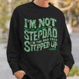 Herren Stepdad Stiefvater Papa Inspirierendes Zitatater Tochter Sweatshirt Geschenke für Ihn